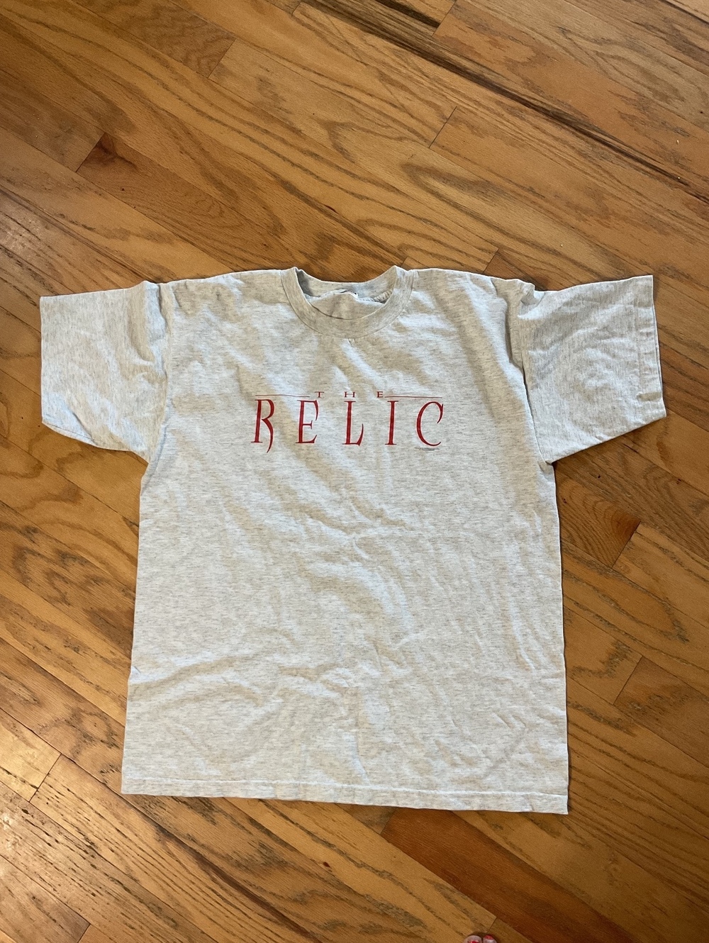 Vintage 1997 The Relic Movie Promo T-Shirt Single Stitch Horror Film Tee Size XL